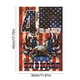 thumbnail image 3 of LanSuare 4th of July Patriotic Stars and Stripes Eagle Garden Flag Memorial Day Independence Day Summer Holiday Outdoor Outside Decoration, 3 of 6