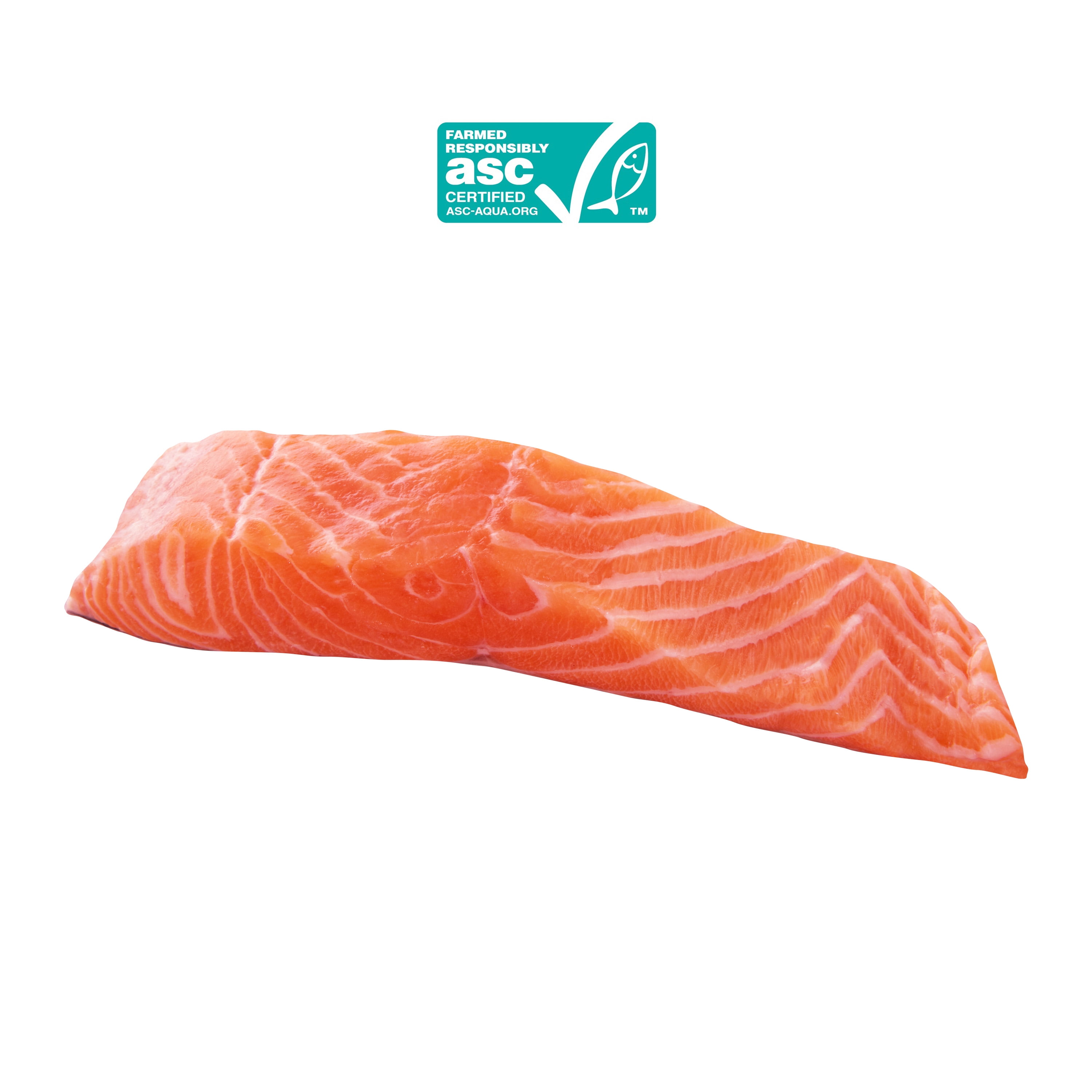 Marketside Coho Salmon Skin on Fillet, Raised Without Antibiotics, 1 lb Bag (Frozen)