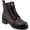 Black Distress, variant on SoftWalk Womens Everett Leather Lace up Ankle Boots