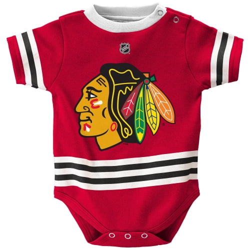 Chicago Blackhawks Reebok Infant Hockey Jersey Bodysuit Red by Outerstuff