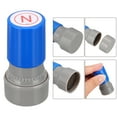 thumbnail image 4 of Letter Stamps Self Inking, 2Pcs Character N Alphabet Teacher Stamp Initial Stamp Mini Ink Stamp for Class Notebook Scrapbooking DIY Craft, Blue, 4 of 7