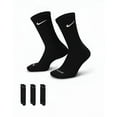 thumbnail image 4 of Men's Nike 3-Pack Everyday Plus Dri-FIT Cushion Crew Training Socks Color: Black Size: 8-12, 4 of 5