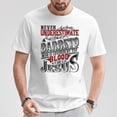thumbnail image 5 of Never Underestimate Barreto Family Name TShirt, 5 of 6