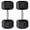 40LB, PAIR, variant on Iron Crush Hex Dumbbells - Heavy Duty PVC Coated Weights, Chrome-Plated Knurled Handles - Workout, Exercise, Lifting, Body Building Home Gym Training Gear - 3 Lb to 50Lb Options - Sold in Pairs