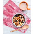 thumbnail image 3 of Pink Abstract Kitchen Dish Towels for Drying Dishes Set of 4, Vintage Geometric Gradient Oil Painting Modern Waffle Weave Microfiber Hand Tea Bathroom Towels Quick Dry & Absorbent Towel 12x12, 3 of 7