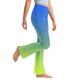 thumbnail image 4 of Odeerbi 2-13 Años Niñas Pierna Ancha Pantalones Yoga Gradiente Workout Danza Deportes Atlético Pantalones Elasticidad Lindo Alta Cintura Pantalones Pierna Recta, 4 of 9