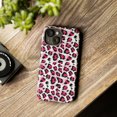 thumbnail image 3 of Pink White Leopard Print iPhone 15 Case-iPhone-iPhone Case-Animal Print, 3 of 3