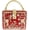 Red, variant on Small  Shoulr Bag for Women,signer Flower Crossbody Totes Bag,Rhinestones Evening Box Handbags