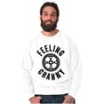 thumbnail image 5 of Feeling Cranky Bicycle Crank Cyclist Sweatshirt for Men or Women Brisco Brands X, 5 of 6