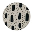 thumbnail image 4 of WYYP Pattern Dots Round Tablecloth 100% Polyester Fiber Table Cloth White, 4 of 8