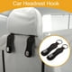 thumbnail image 2 of Unique Bargains 2 Pcs Gancho para Reposacabezas de Asiento de Automóvil Universal para la Mayoría de Automóviles, SUV, Camión, 2 of 7