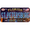 thumbnail image 1 of St Petersburg FL TAG01 Novelty Car Auto License Plate, 1 of 3