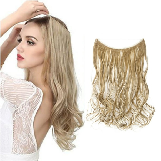 LELINTA Hair Hidden Wire Extensions Secret Hair Extensions Long Straight No Clips No Glue