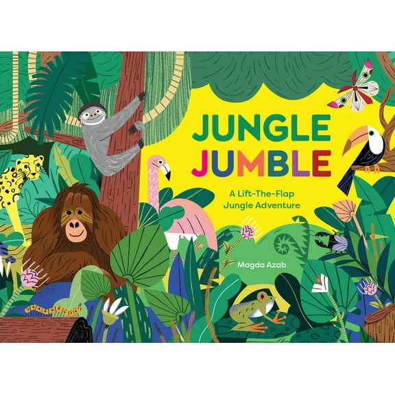 Jungle Jumble: A Lift-The-Flap Jungle Adventure, (Hardcover)
