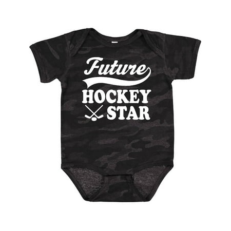 

Inktastic Future Hockey Star childs sports Gift Baby Boy or Baby Girl Bodysuit