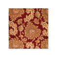 thumbnail image 4 of Rugsotic Carpets Hand Tufted Wool Eco-Friendly Area Rugs - 6'x6', Square, Dark Red, Modern Contemporary Design, High Pile Handmade Anti Skid Rugs for Living Room, Bed Room (K00151), 4 of 6