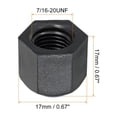 thumbnail image 2 of Uxcell Plastic Flare Cap Female Thread 5Pcs 45 Degree SAE Flare Tube Fitting Valve Cap 1/4" 10, 2 of 6