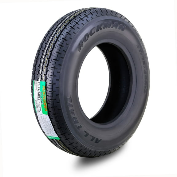 ROCKMAN Trailer Tire ST175/80R13 6-Ply Load Range C 91M Steel Belted Radial 11167, Set1