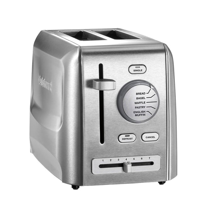 Tostador Cuisinart 2 rebanadas, Acero inoxidable