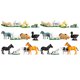 thumbnail image 1 of EeaseMX 2 juegos de pequeños modelos de granja de simulación, juguetes cognitivos, modelos de animales, modelos de escritorio, 1 of 8