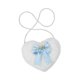 thumbnail image 3 of Bolso de un solo hombro de felpa para niñas en forma de corazón Bolso informal para damas para viajes, vacaciones, fiestas, trabajo Longitud de cadena , Lazo Lazo Yinane Monedero de hombro, 3 of 8