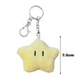 thumbnail image 2 of EIMELI Star Keychain Bag Accessories Adorable Cartoon Star Plush Keychain Colorful Hanging Doll Pendant for Backpacks Couples Soft, 2 of 5