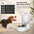thumbnail image 2 of Rizzari 6L Automatic Pet Water Dispenser with Stainless Steel Bowl for Small to Large Dogs and Cats（without filter）, 2 of 7