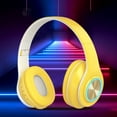 thumbnail image 5 of ZFYXGS Bluetooth Headphones, Wireless Headphones with Noise Cancelling Hight Sound Quality Waterproof Foldable LED Light, Over-ear Headphones Wireless for Home Office Cellphone PC, 5 of 5
