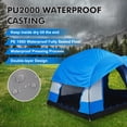 thumbnail image 5 of TROPOW 8x8x7.2 FT Truck Bed Tent for SUV & Pickup Trucks - Waterproof Car Camping Tent for 5-8 People | 4-Season, PU 2000mm Waterproof with Easy Setup, 5 of 6
