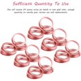 thumbnail image 2 of 24 Pieces Regular Mouth Canning Jar Replacement Metal Rings Practical Screw Jar Bands Leak Proof Tinplate Metal Bands Rings, Compatible with Mason Jar (70 mm, Rose Gold, Bands), 2 of 6