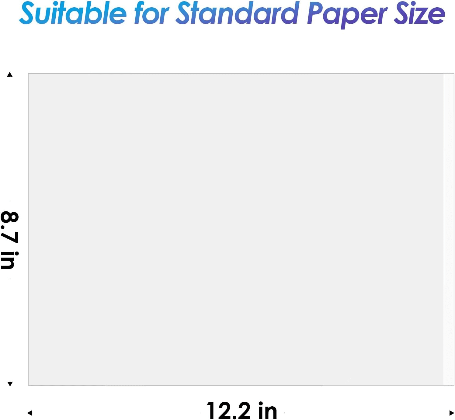 MaxGear 25-Pack Self Adhesive Laminating Sheets 8.5 x 11 Inches, 4 Mil Thickness, No Laminator Machine Needed