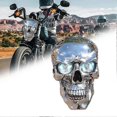 thumbnail image 5 of Fashion Halloween LED Motorcycle Resin Skull Headlight Motorbike High Low Beam Lamp For Halloween Skull Head Decoration, 5 of 5