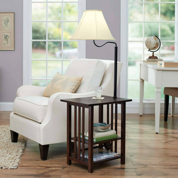 Gardens End Table Floor Lamp, Where To Place Lamp On End Table