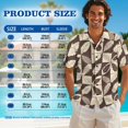 thumbnail image 6 of Whosucclay Palm Leaves Patchwork Print Matching Hawaiian Holiday Outfit Set Men's Button T-Shirt Women's Sleeveless Sundress, 2026 Long Midi Dress Travel Outfit for Beach Vacation Couples, Size 4XL, 6 of 7