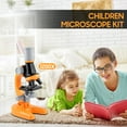 thumbnail image 3 of Microscope 1200X Microscope Children Optical Microscope with LED Light Collection Bottles 12pcs Slides for Kids Student Beginner Science Educational Toy, 3 of 7