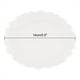 thumbnail image 5 of 180 Piezas Tapetes de Encaje Papel Blanco Encaje Hueco Tapetes de Papel Redondos Almohadillas de Embalaje de Pastel Papel decorativo Manteles Individuales a Granel Para Pastel decoración(14cm) Ecomeon no, 5 of 6