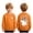Orange, variant on NIEWTR Kids Halloween Sweatshirt Girls Boys Pumpkin Shirt Crewneck Long Sleeve Graphic Top Halloween Pumpkin Ghost Graphic Top