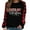 Black, variant on Tbopshirt Womens Hoodless Sweatshirts,Plus Size Essential Crewneck Sweatshirts Long Sleeve Plaid Christmas Print Splicing Round Neck Pullover T-Shirt Tops
