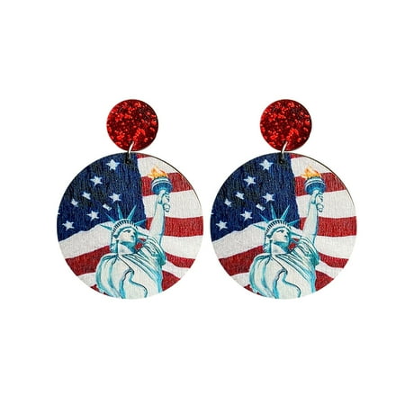 

Jungdeepe Unique And Beautiful Wooden Independence Day Pendant Beautiful Pattern Large Diameter Suitable For Indoor And Outdoor Decoration Holiday Party Decoration ！ Cornstalks Wedding Cake Ornament