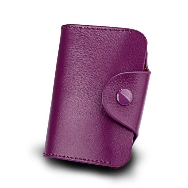 Tarjetero de organza de moda Tarjetero de cuero multicolor para hombre y mujer Tarjetero multitarjeta Tarjetero de crédito