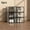 6-pack Piano Black, variant on Transparent Plastic Shoe Storage Box With Magnetic Closure, Waterproof Rectangular Sports Shoe Storage Box, Stackable Shoe Display Box, Suitable For Wardrobes, Multifunctional Open Front Door Design