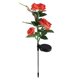 thumbnail image 1 of Solar Garden Decor, Set of 2 Solar Powered Rose Lights for Patio, Walkway, Red Yard Decor, 1 of 4