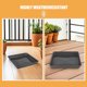 thumbnail image 3 of MERRYHAPY 3Ud Bandejas Cuadradas Para Macetas En Plástico Negro Para Interior Y Exterior Con Reforzado, 3 of 8