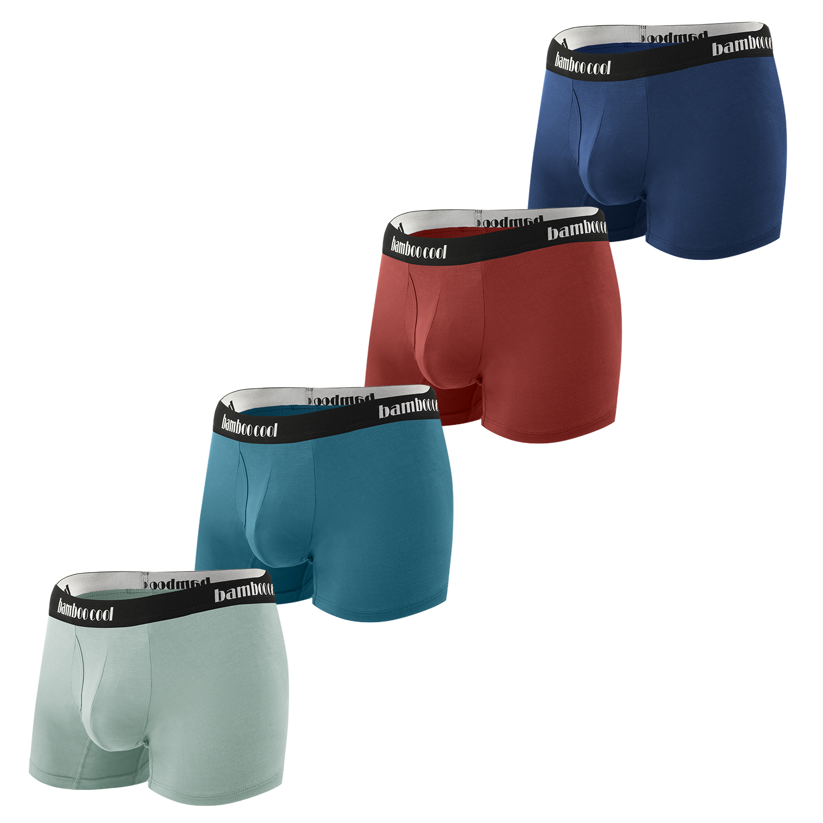 BAMBOO COOL Men's Underwear Trunks Soft Comfortable Bamboo Viscose