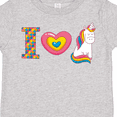 thumbnail image 4 of Inktastic I Love Unicorns Girls Toddler T-Shirt, 4 of 5