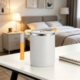 thumbnail image 2 of Clearance Under $6 Light Gray Double Wall Vacuum Insulated Coffee Mug, 450ml Stainless Steel Travel Cup with Lid and Handle, 2 of 5