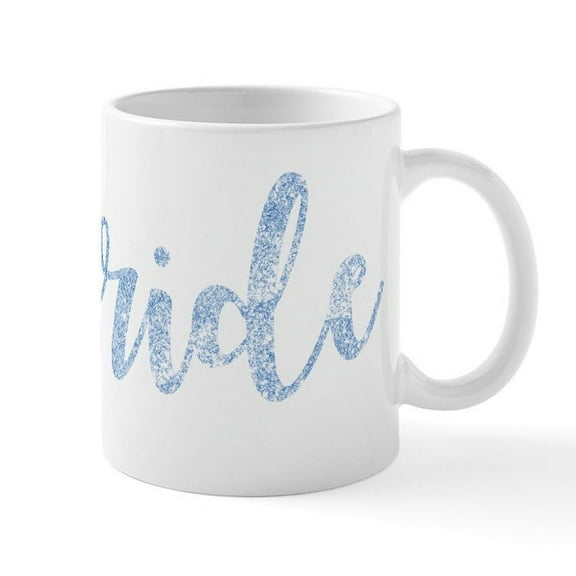CafePress - Bride Blue - 11 oz Ceramic Mug - Novelty Coffee Tea Cup