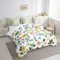 thumbnail image 3 of Castle Fairy Boys Girls Colorful Flowers Bedding Comforter Set 7pcs,Spring Garden Queen Bedding Sets Super Cozy,Chic Floral Blossoms Queen Sheet Sets,Ultra Soft Home Decor,Reversible, 3 of 8