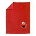 thumbnail image 2 of Sesame Street Elmo, Soft Plush Sherpa Toddler Blanket with Applique, Red, 30x40, 2 of 3