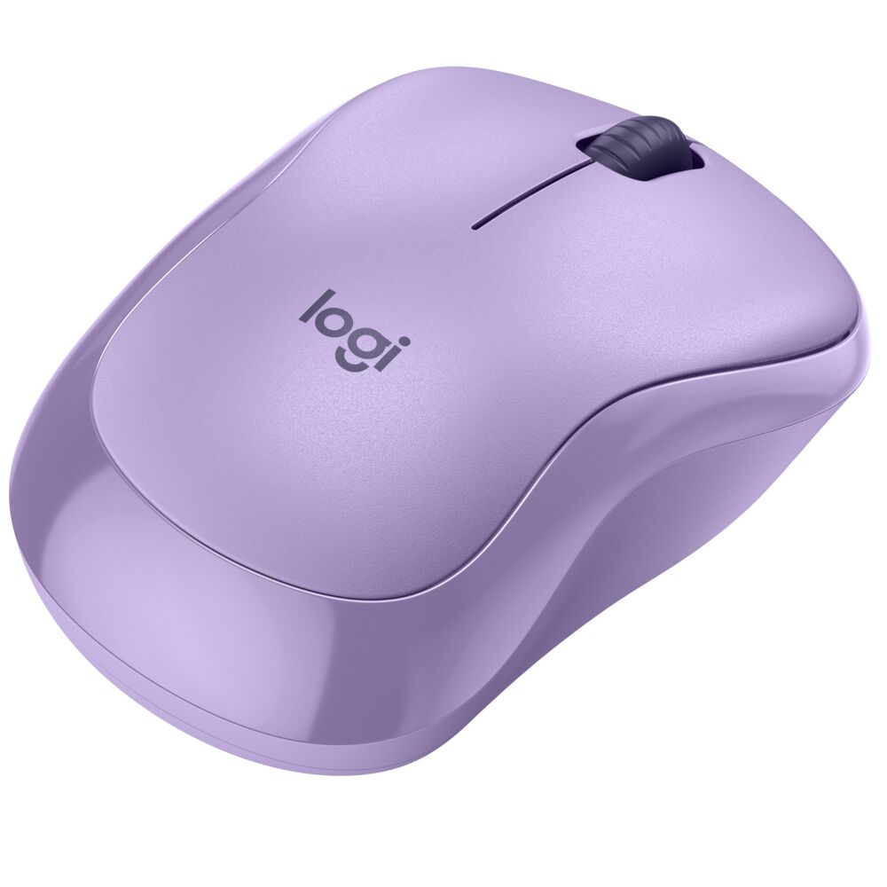 Logitech Silent Wireless Mouse, 2.4 GHz with USB Receiver, Ambidextrous, Lavender - image 5 of 5